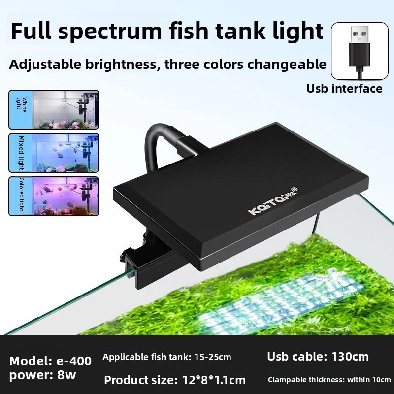 Marine Aquarium Water Change - Lampe LED RGB pour aquarium, lumière