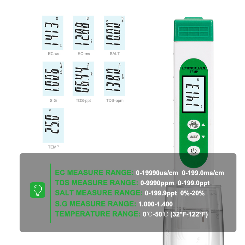 Marine Aquarium Water Testing - Testeur numérique de qualité de l'eau