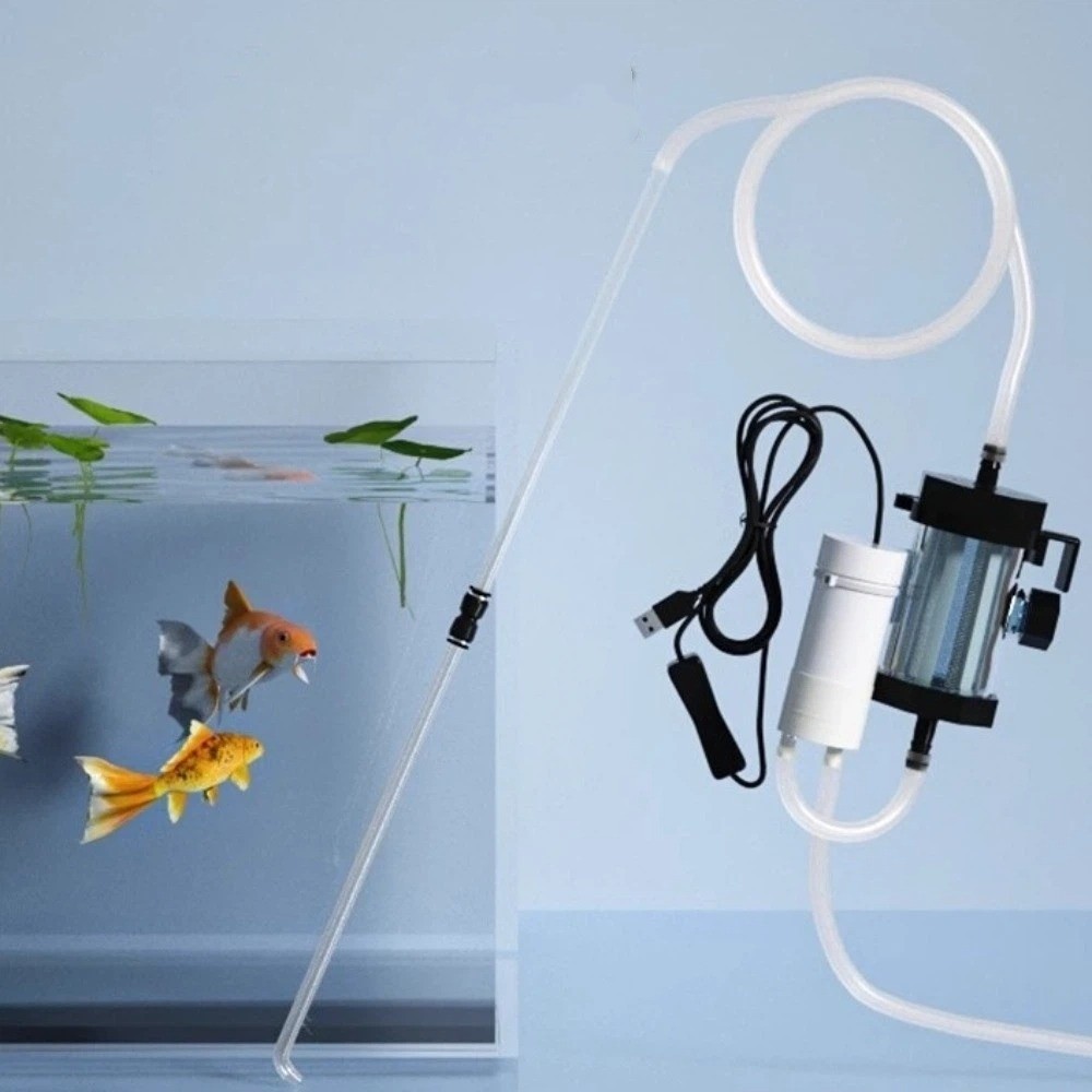 Marine Aquarium Vacuum - Changeur d'eau d'aquarium alimenté par USB