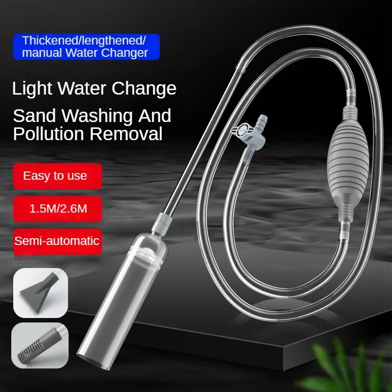 Marine Aquarium Water Change - Nouveau changeur d'eau pour aquarium, lave-sable,
