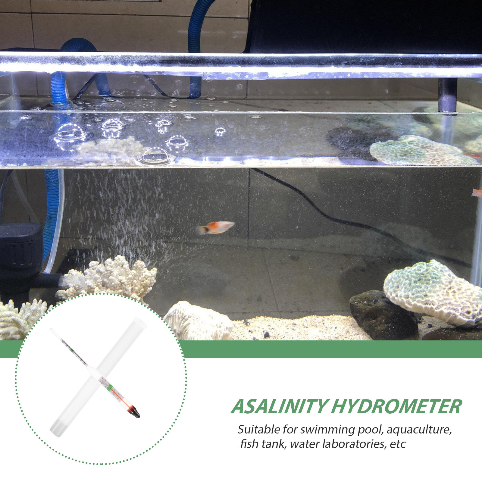 1 Ensemble d'Hydromètres de Sa - Marine Aquarium Water Testing avis et prix