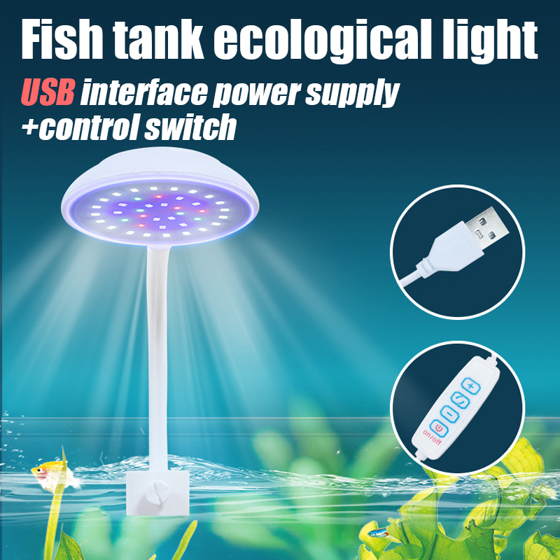 USB aquarium petit Clip lumièr - Marine Aquarium Water Change avis et prix