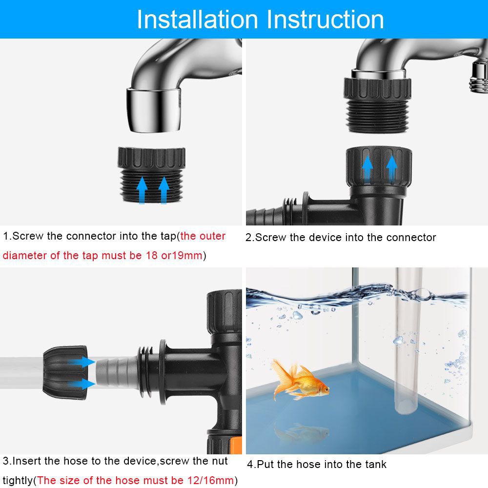 Changeur d'eau d'aquarium sans - Marine Aquarium Water Change avis et prix