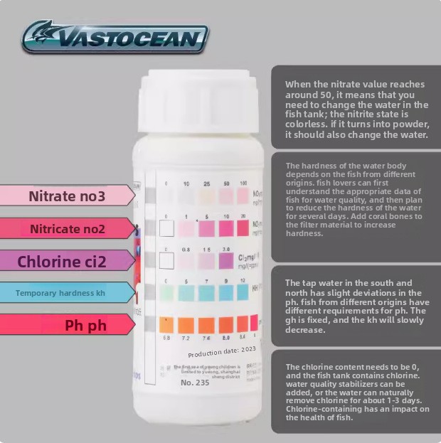 VASTOCEAN Bandelettes de Test  - Marine Aquarium Water Testing avis et prix