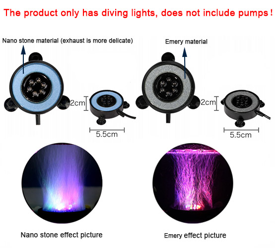 Lampe LED étanche à bulles d'a - Marine Aquarium Water Change avis et prix