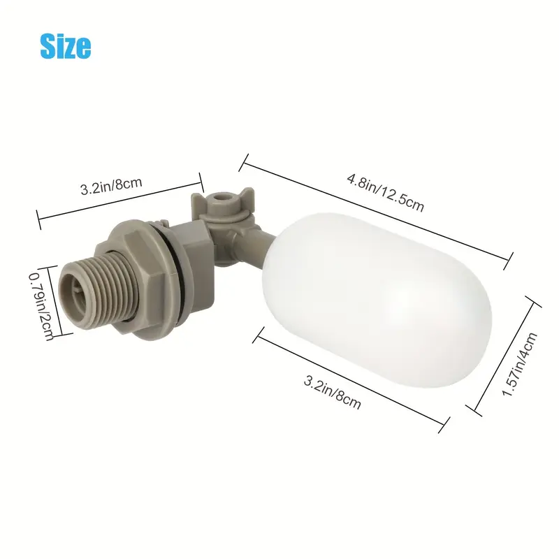 Vanne à bille flottante d'eau  - Marine Aquarium Water Change avis et prix