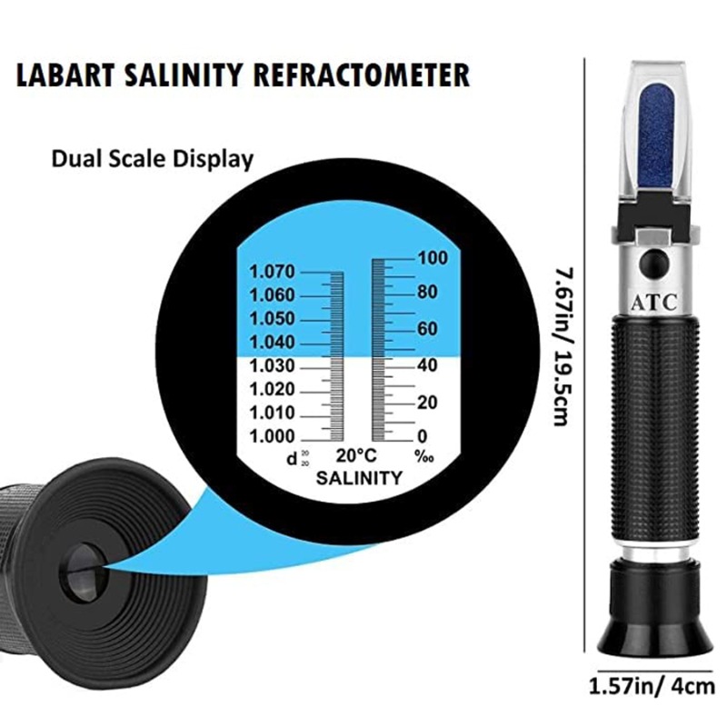 Réfractomètre de salinité de l - Marine Aquarium Water Testing avis et prix