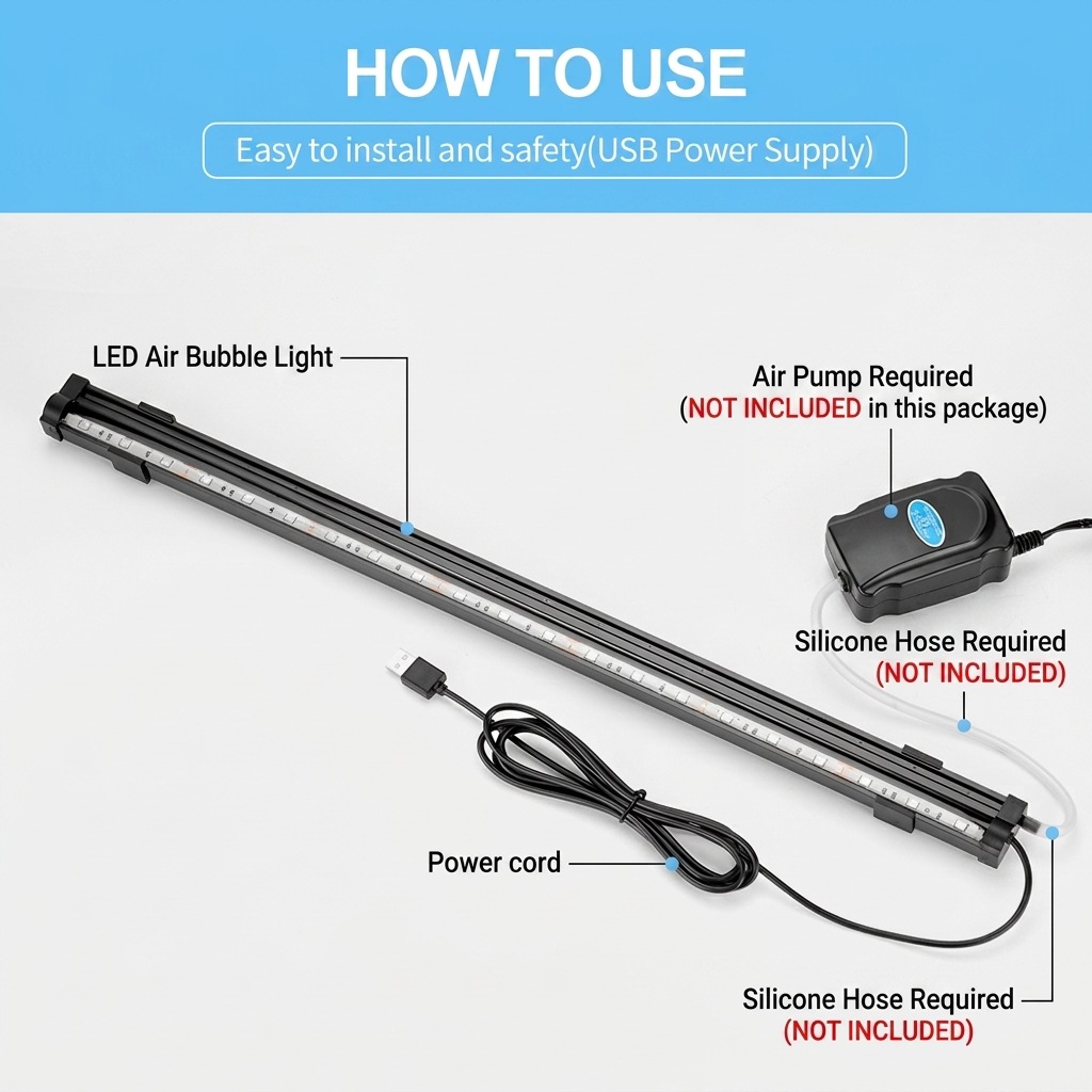 Lampe LED USB pour aquarium, d - Marine Aquarium Water Change avis et prix