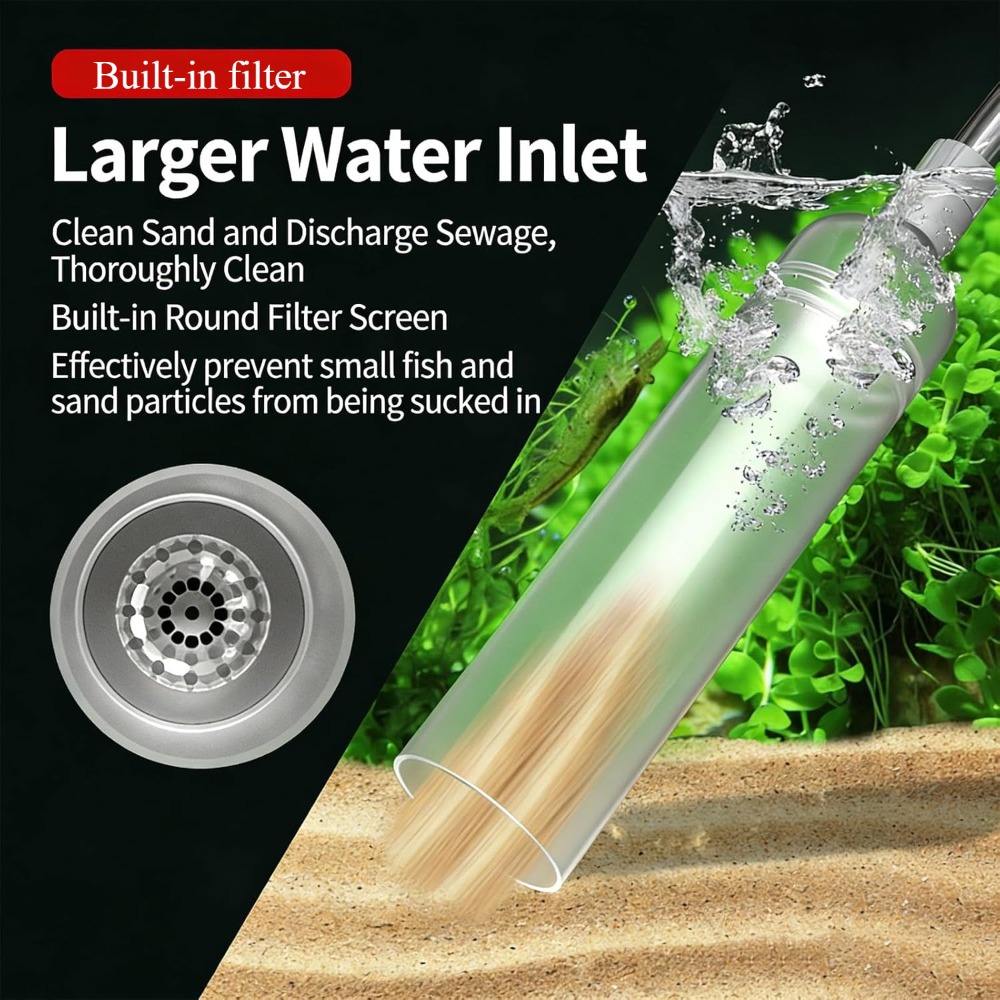 Nettoyeur d'aquarium 1,7 m, po - Marine Aquarium Vacuum avis et prix